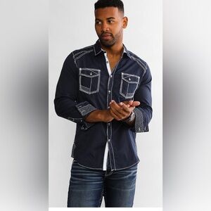 Pinstriped Athletic Stretch Shirt
BUCKLE BLACK Medium